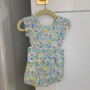 JoJo Maman Bebe floral bubble romper